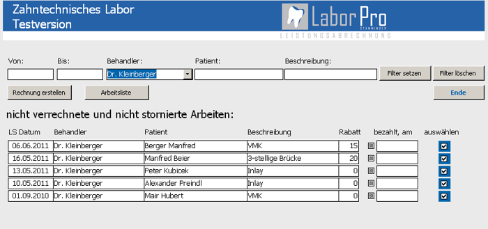 &nbsp;&nbsp;Rechnungslegung